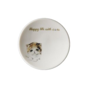 画像: にゃんコレ 7cm小皿【Ｎ７】エキゾチックショートヘア