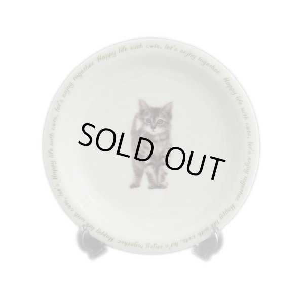 画像1: にゃんコレ パン皿 【Ｎ５】キジトラ