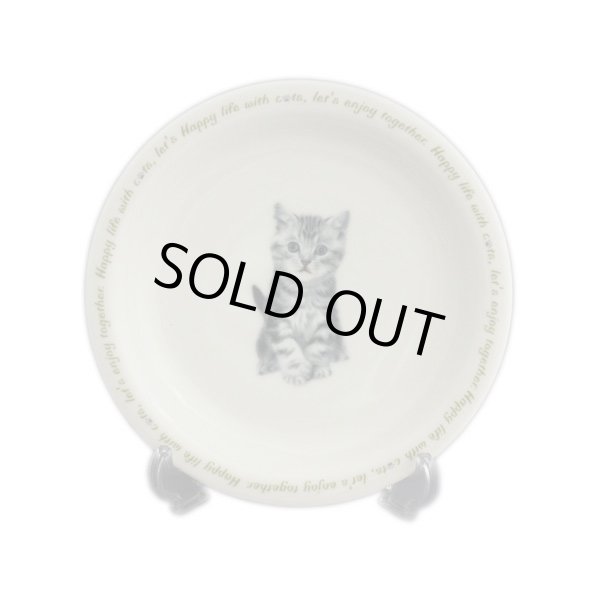 画像1: にゃんコレ パン皿 【Ｎ１】アメリカンショートヘア