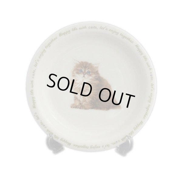 画像1: にゃんコレ パン皿 【Ｎ４】チンチラ