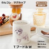 画像: わんコレ　マグカップ　【Ｓ４２】ＴプードルＷ